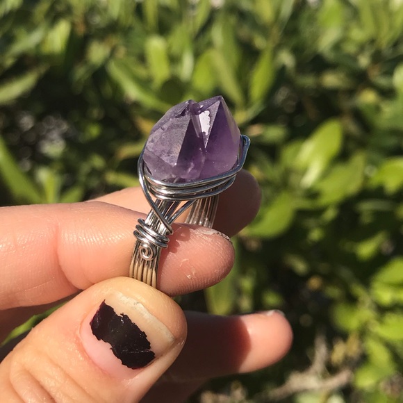 CUSTOM✨ RAW AMETHYST RINGS - Picture 3 of 8